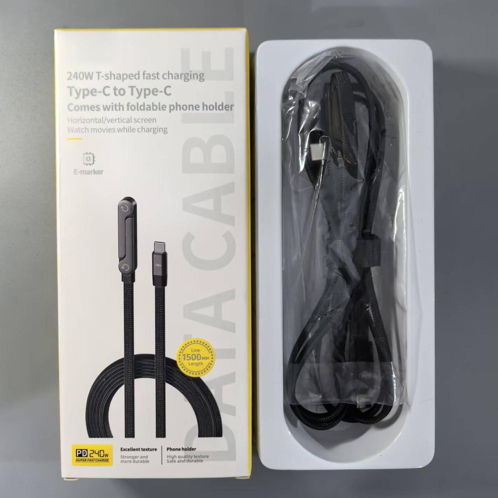 Tech Accessories For Home Office - Cabo Carregador Invisível 2 em 1