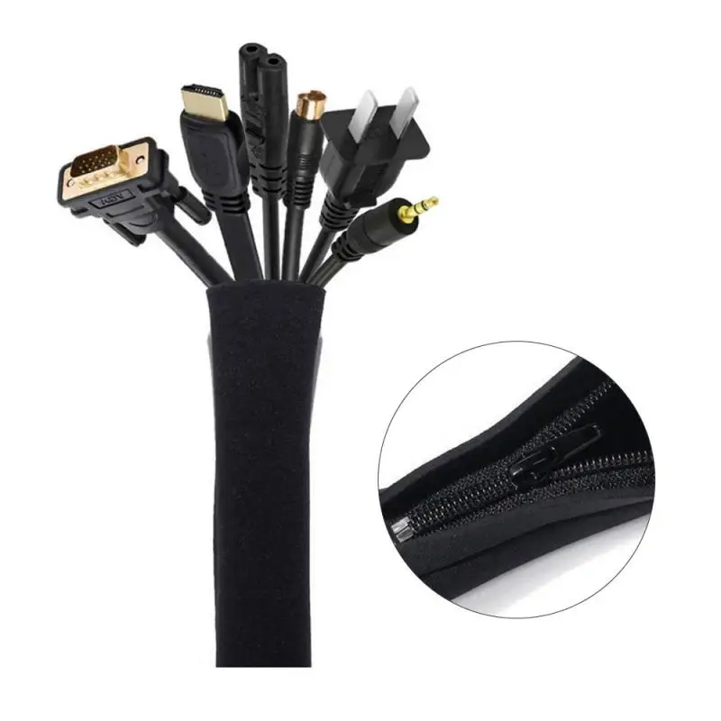 Cable Sleeve Neoprene - Organizador de gerenciamento de cabo de