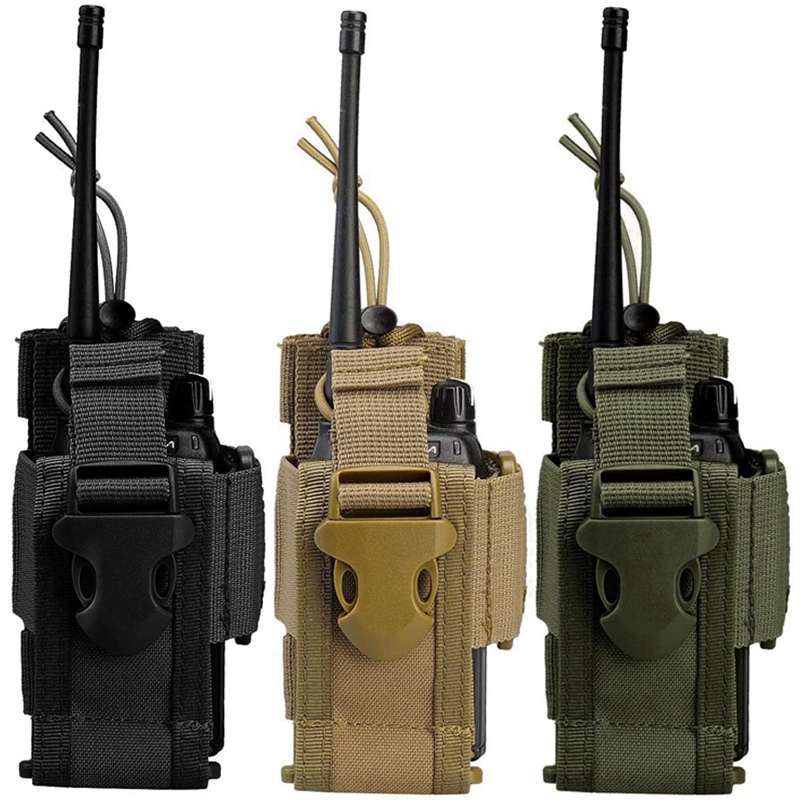 Tech Accessories Pouch - Caso de talkie de náilon ajustável