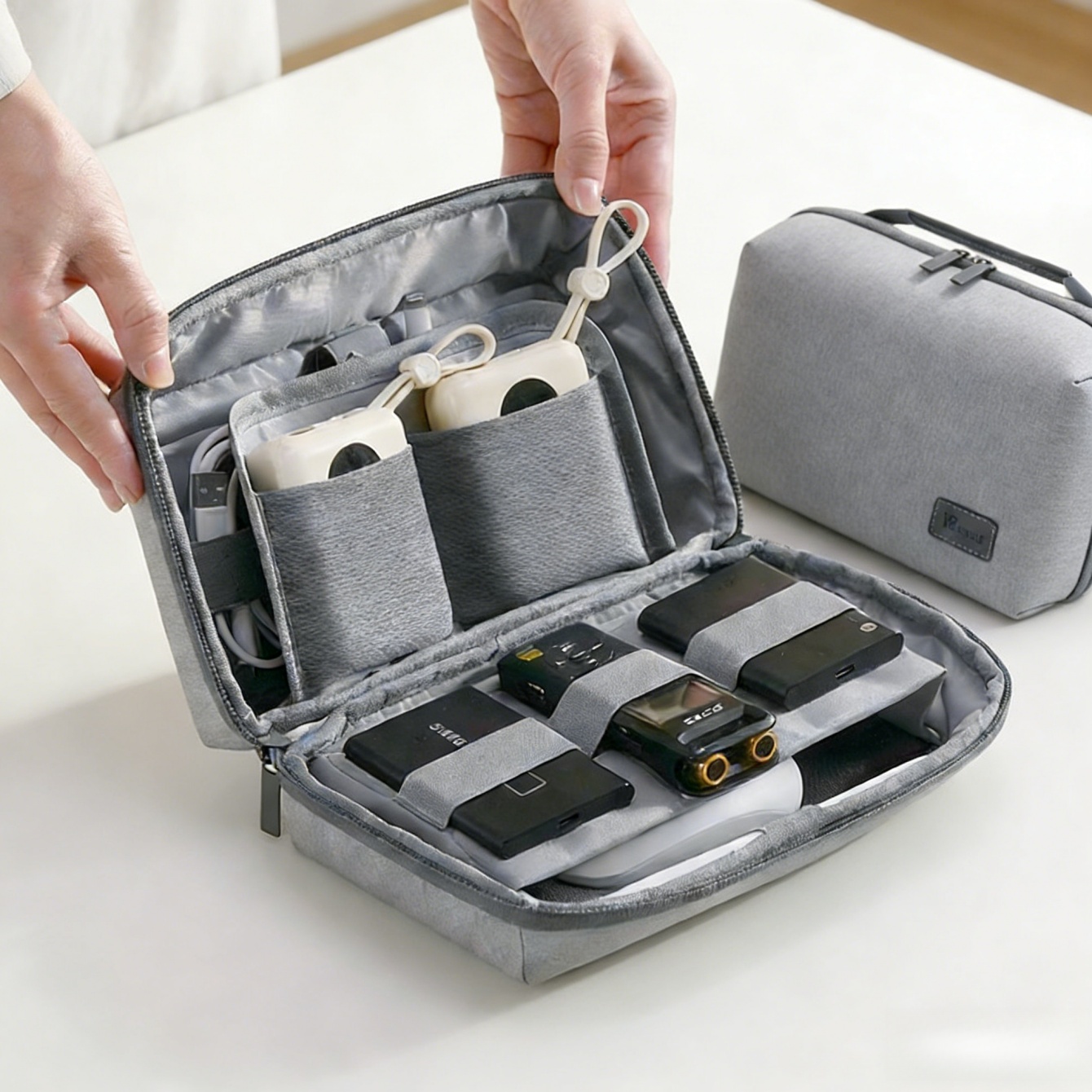 Tech Accessories Travel Case - 1pc organizador de eletrônicos caso de