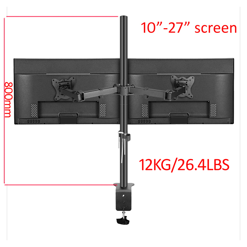 Monitor Arm Single - Suporte de Mesa para Dois Monitores