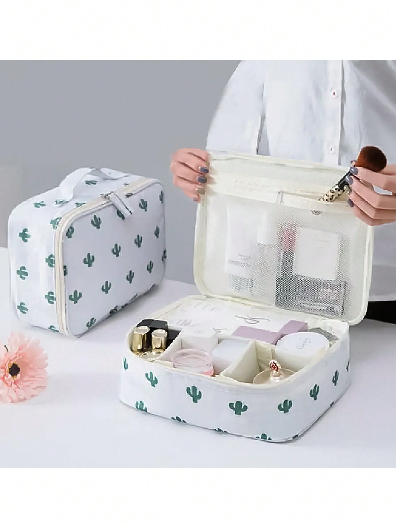 Tech Accessories Travel Bag - 1 Peça Necessaire Portátil Impermeável com