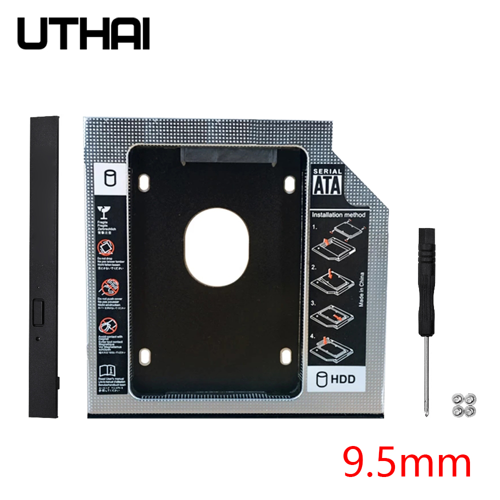 Portable Ssd Enclosure - Utai dw95s hdd caddy 9.5mm alumínio