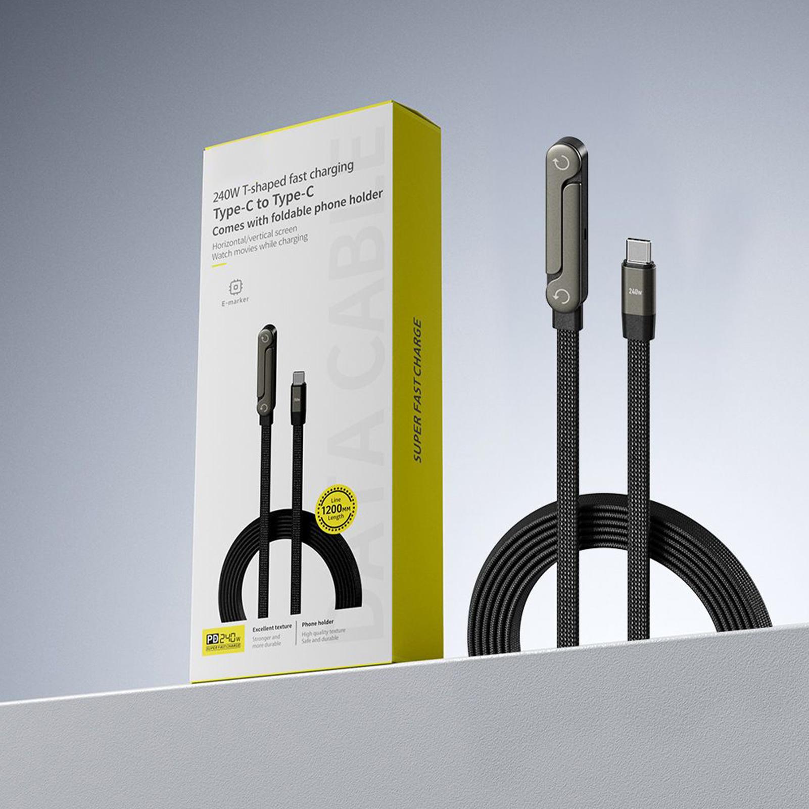 Tech Accessories For Home Office - Cabo Carregador Invisível 2 em 1