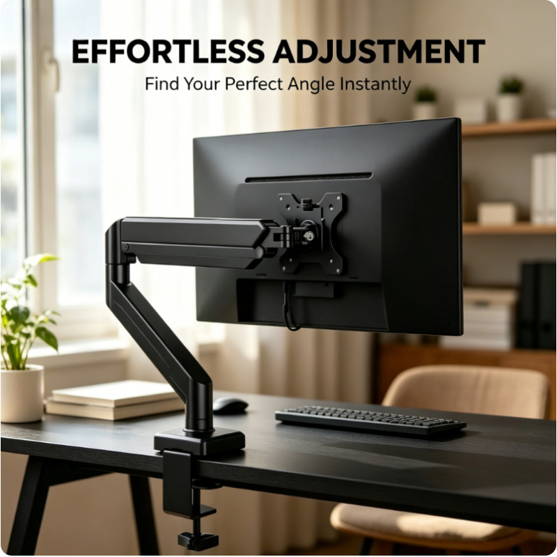 Monitor Arm Single - Suporte de Monitor Único de 14-32