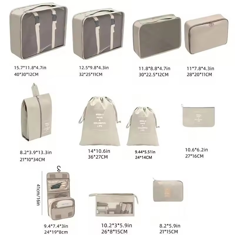 Conjunto de Bolsas Organizador - Tech Accessories Travel Bag avaliação e preço