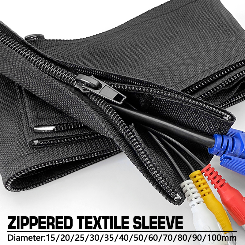 Capa Protetora de Cabos com Zí - Cable Sleeve Neoprene avaliação e preço