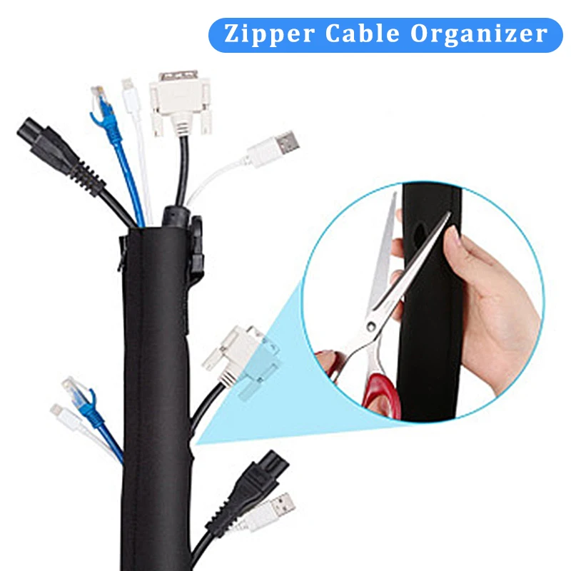 Organizador de gerenciamento d - Cable Sleeve Neoprene avaliação e preço
