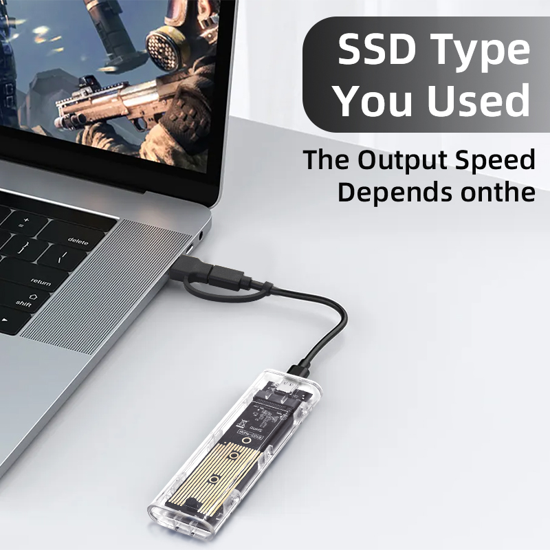 M.2 nvme pcie ngff sata protoc - Portable Ssd Enclosure avaliação e preço