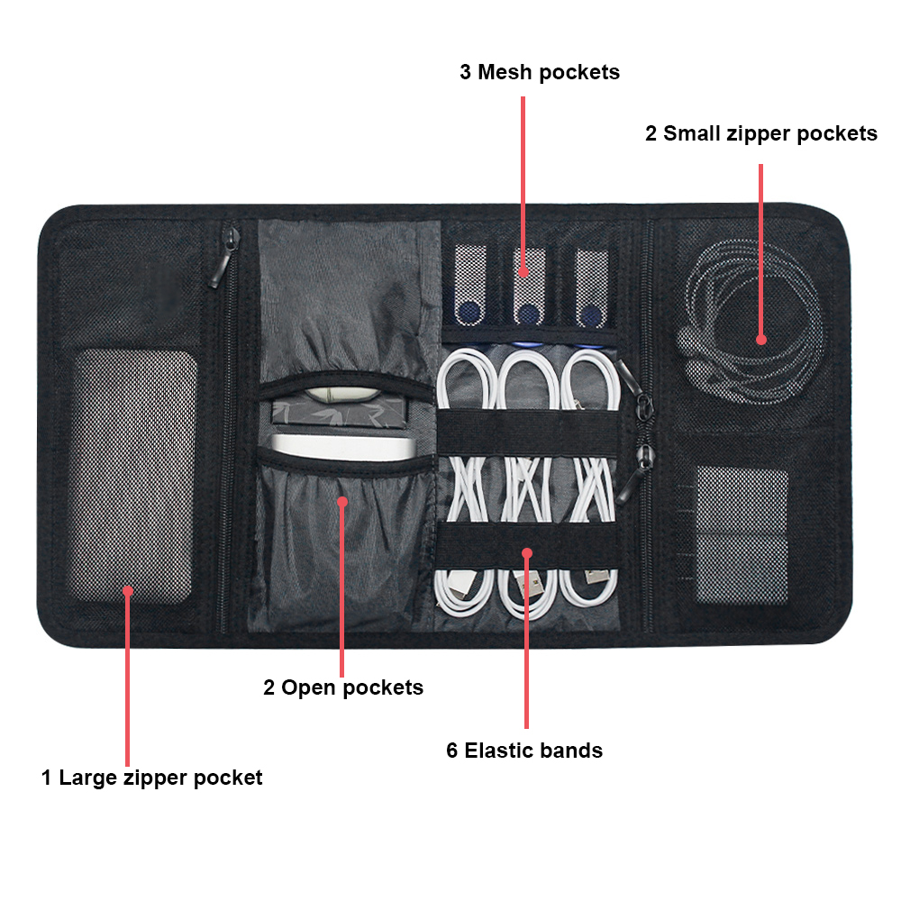 Bolsa Organizadora de Tecnolog - Tech Accessories For Home Office avaliação e preço