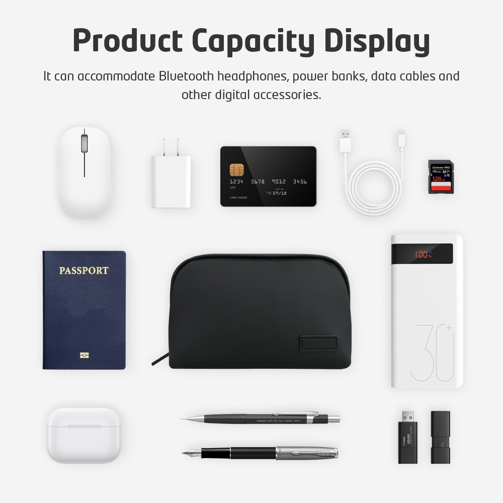 Bolsa Técnica Leve e Resistent - Tech Accessories Travel Case avaliação e preço