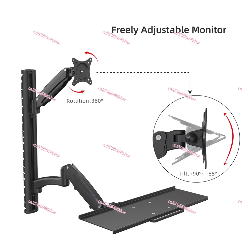 Suporte de Parede Ajustável em - Monitor Arm Single avaliação e preço