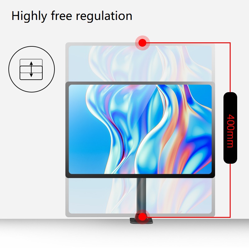 Hillport totalmente ajustável  - Monitor Arm Single avaliação e preço