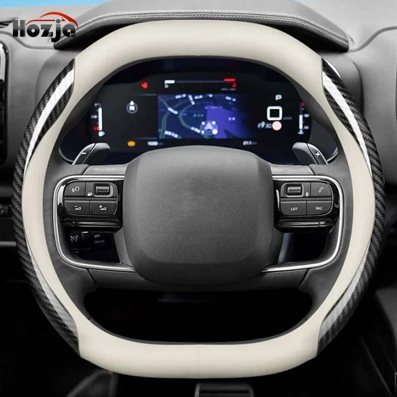 Leather Car Steering Wheel Cov - Tech Accessories Hub avaliação e preço
