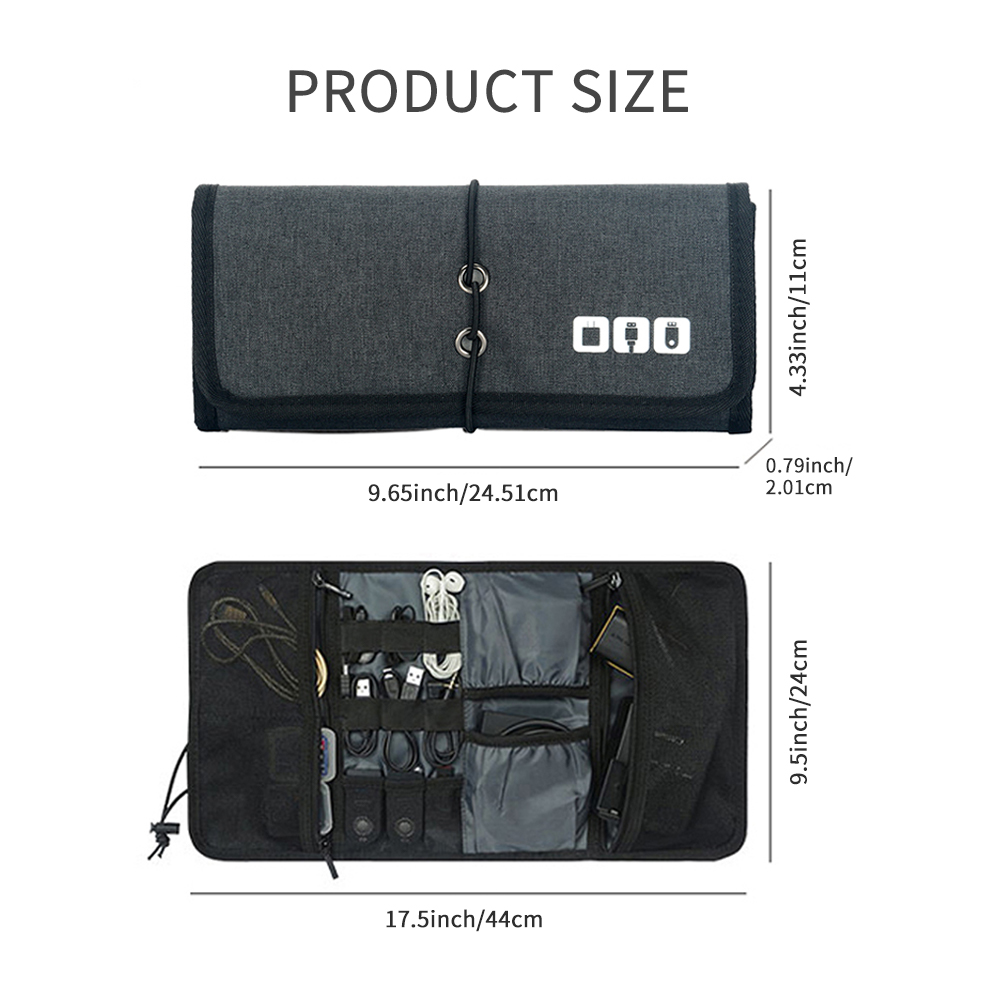 Bolsa de Armazenamento de Cabo - Tech Accessories Travel Case avaliação e preço