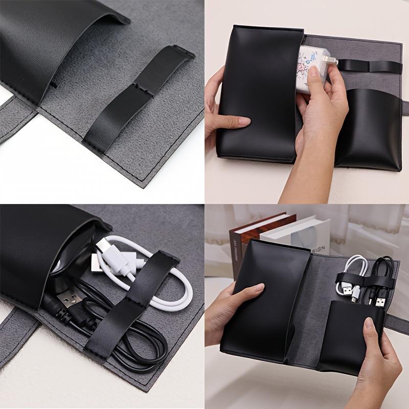 1pc couro do plutônio multi-co - Tech Accessories Travel Case avaliação e preço