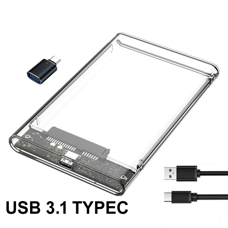 Capa Transparente para HDD, Ca - Portable Ssd Enclosure avaliação e preço