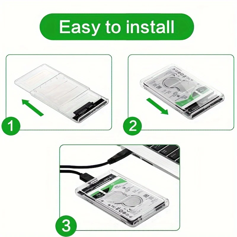 Caixa Transparente para HDD de - Portable Ssd Enclosure avaliação e preço
