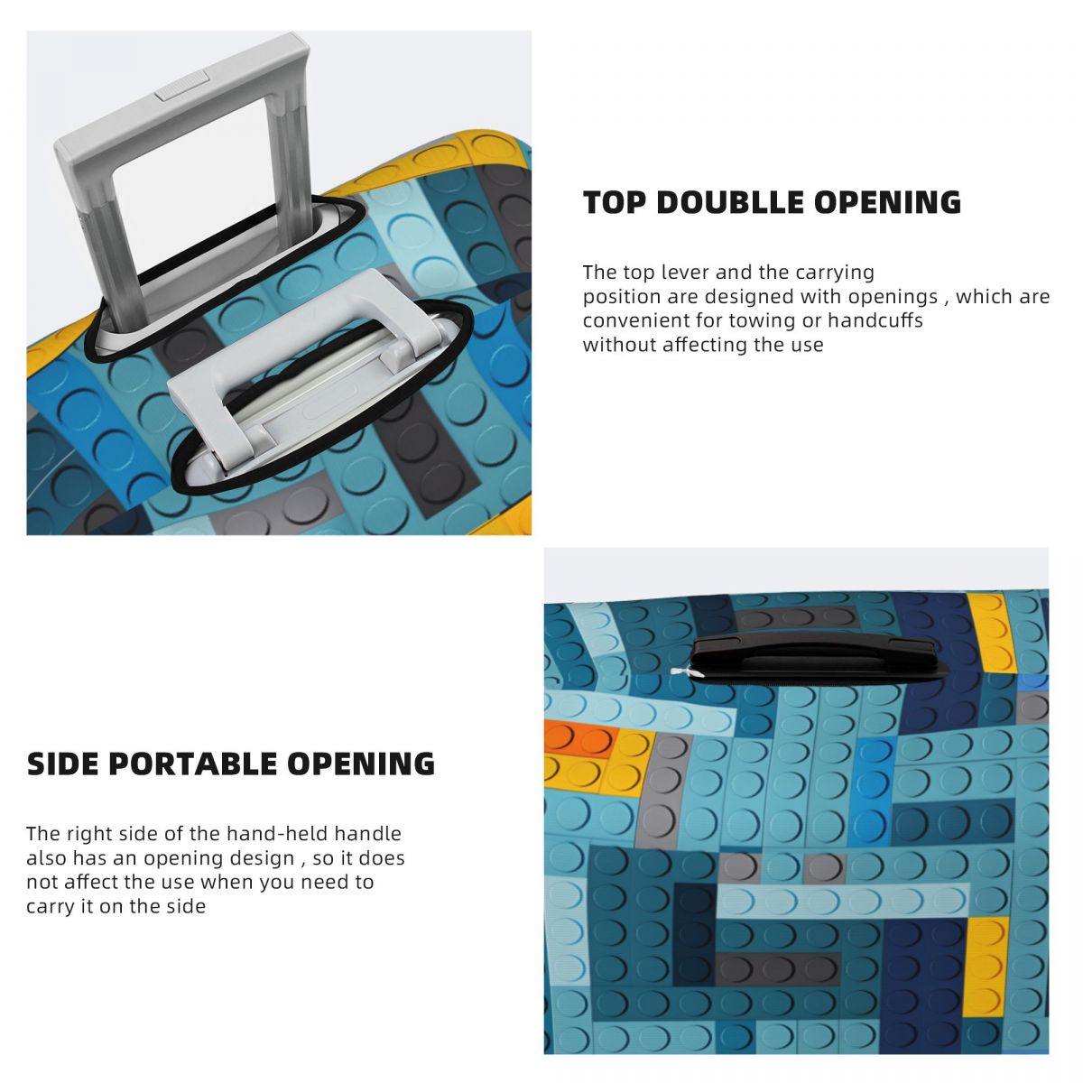 Capa de Mala com Textura de Bl - Tech Accessories Travel Case avaliação e preço